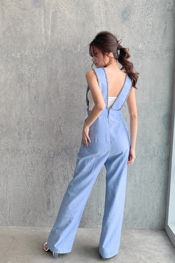 FLORIO jumpsuit semidenim