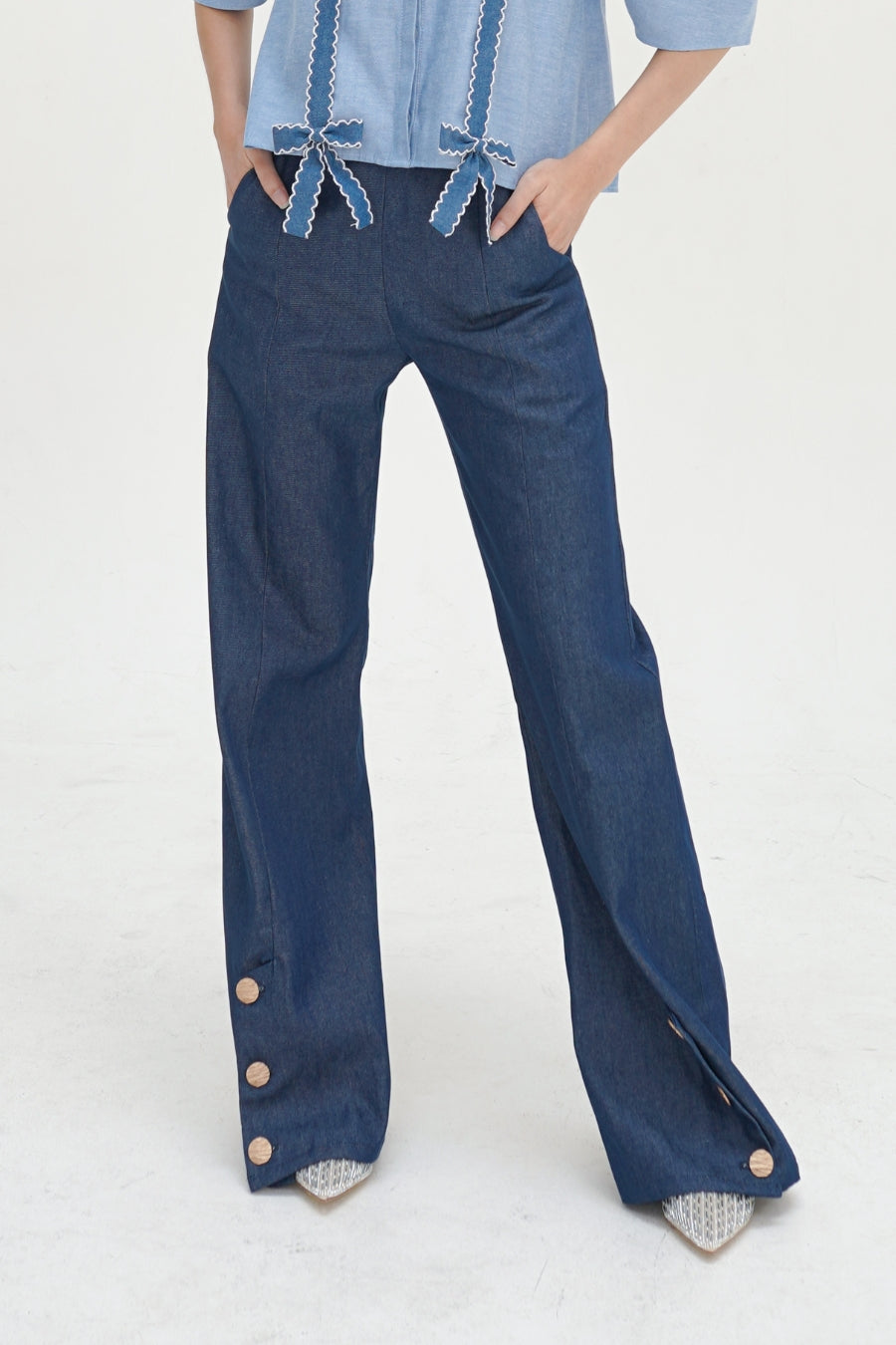 CLAUDE denim trousers blue