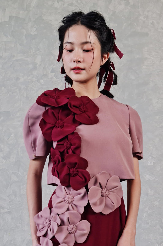 MAJA top mauve (laat piece!)