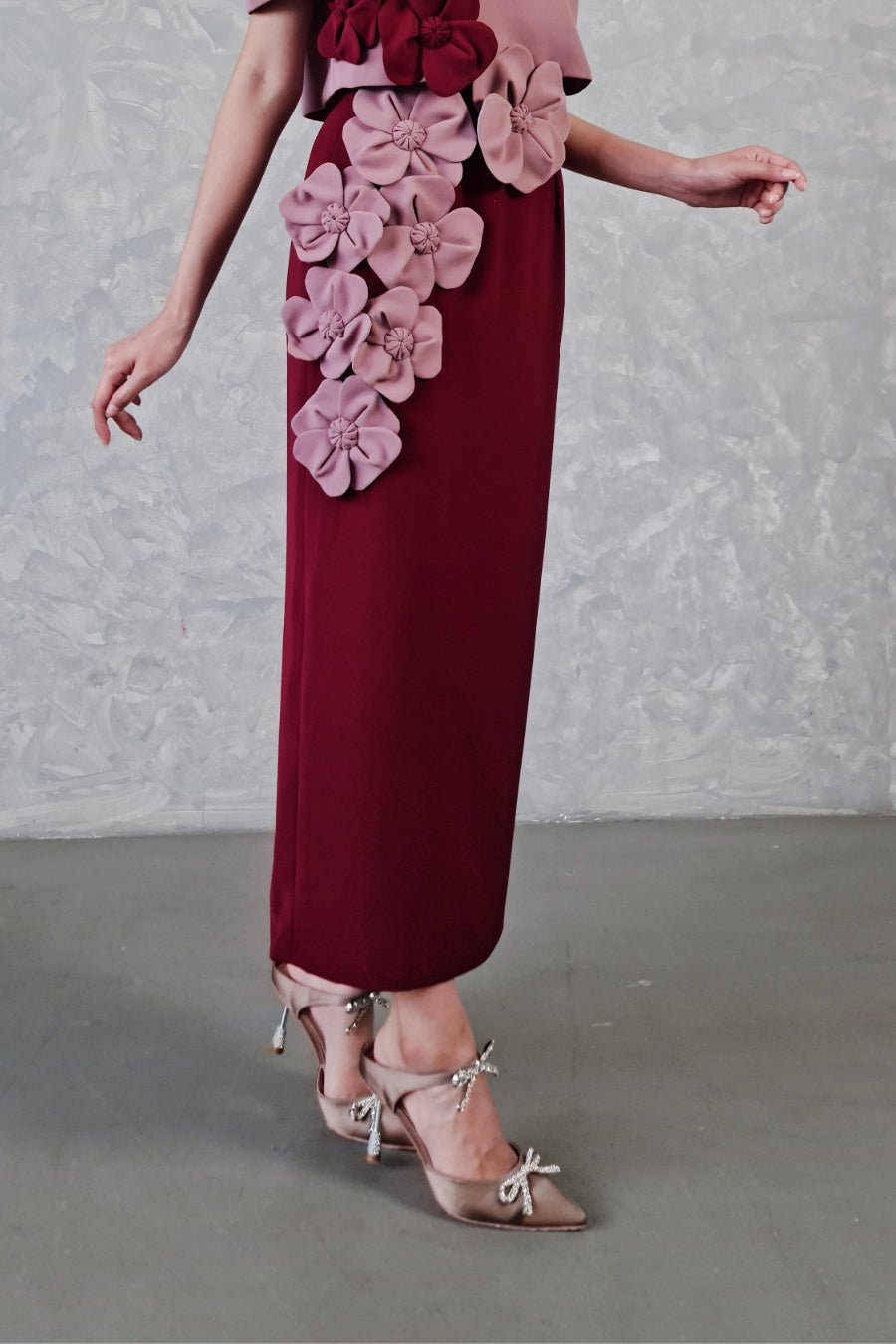 MAJA skirt maroon (last piece!)