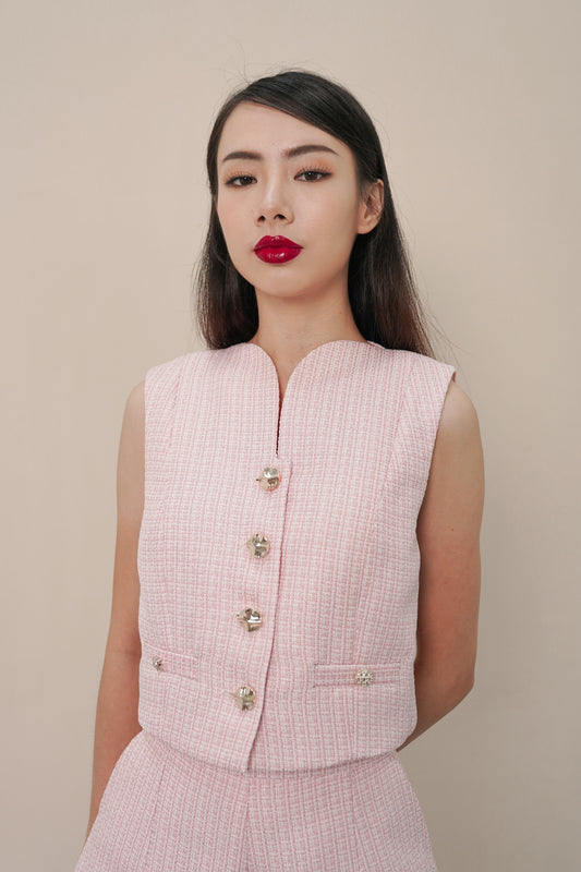 OXFORD vest pink