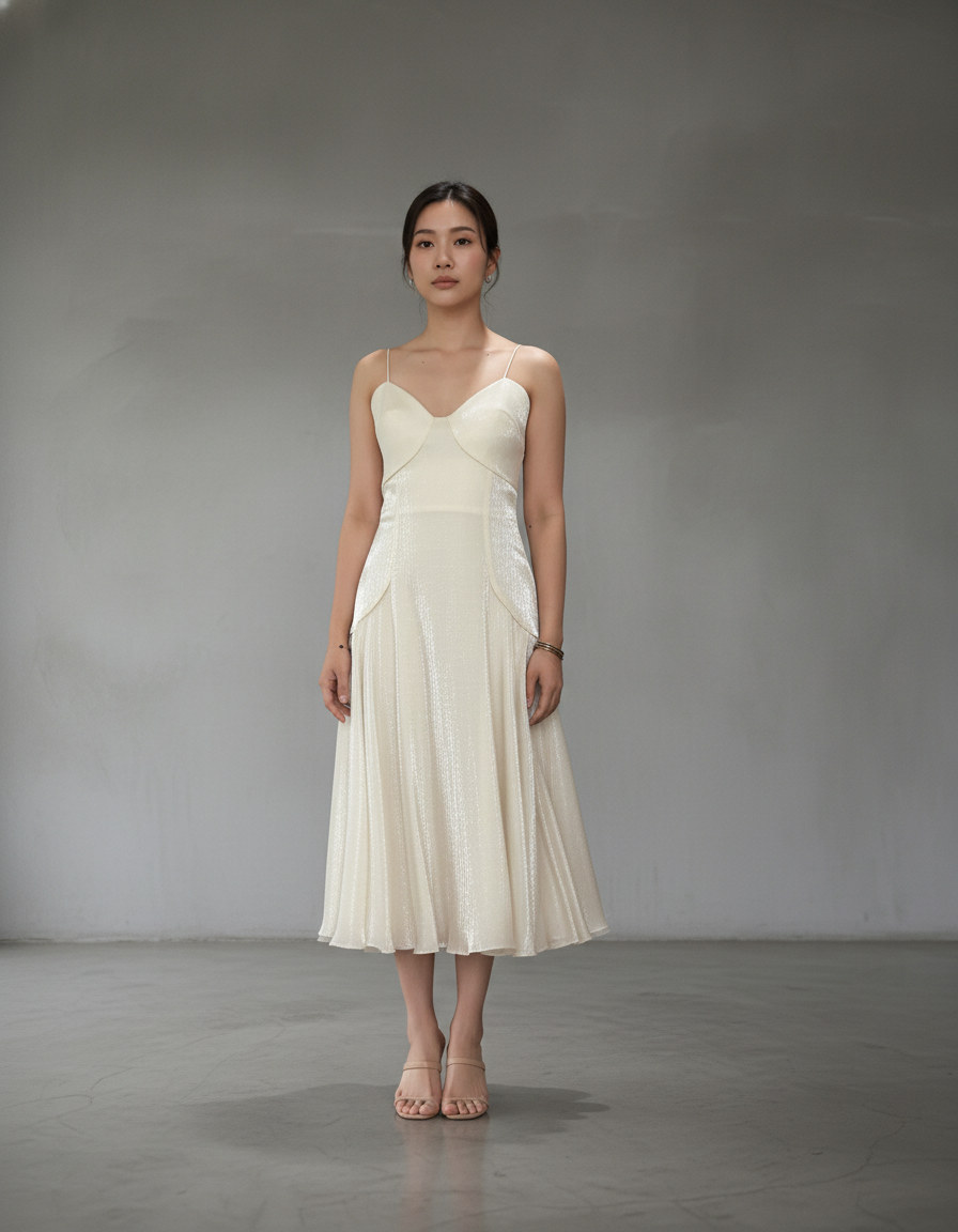 WISHBONE vest - VERIS dress