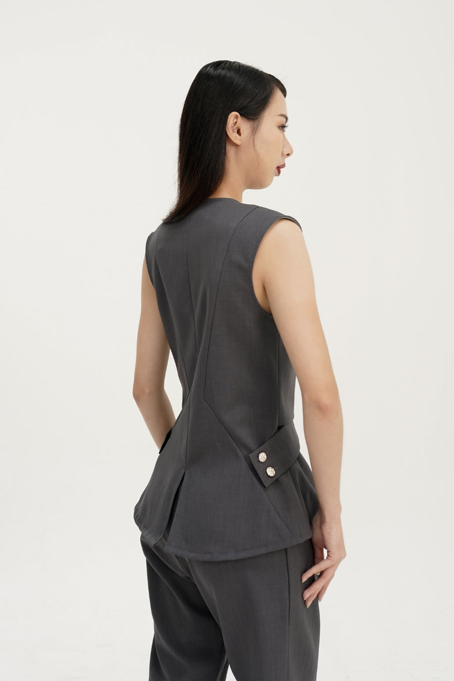 VITELLO vest darkgrey