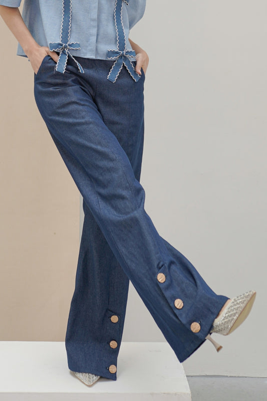 CLAUDE denim trousers blue