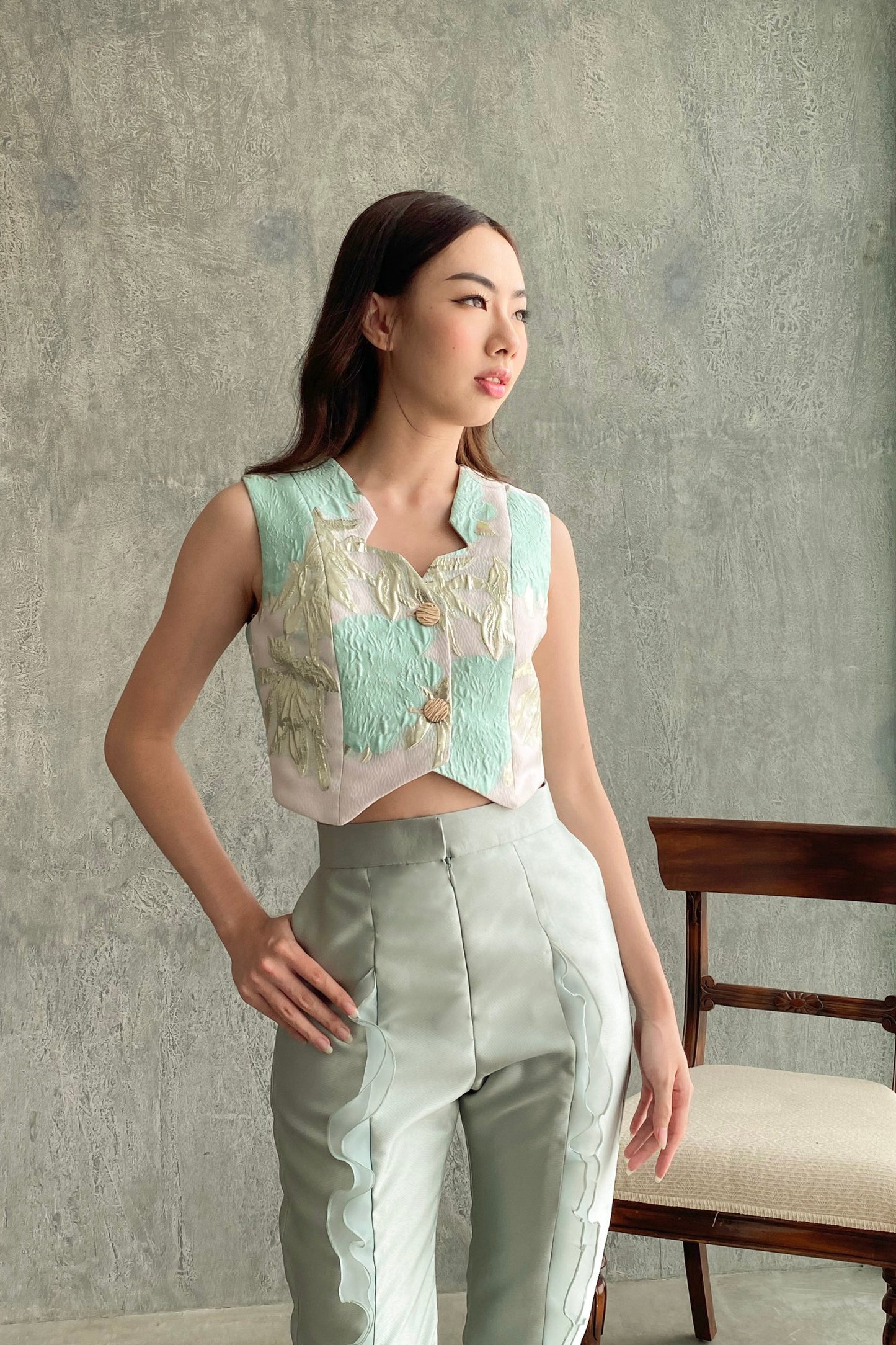 VENICE sage green (ready stock!)