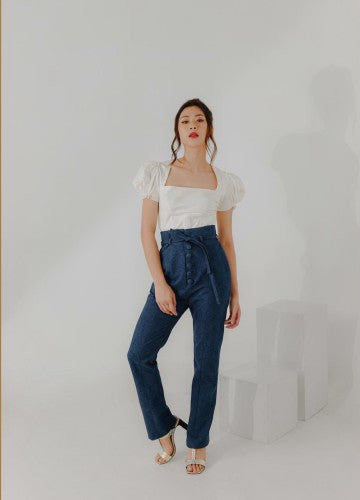 FIG trousers darkwashed
