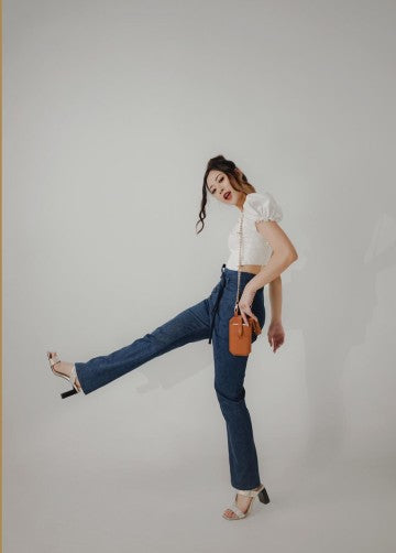 FIG trousers darkwashed