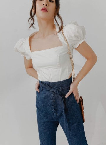 FIG trousers darkwashed