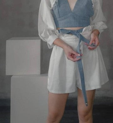 VANILLA shorts white