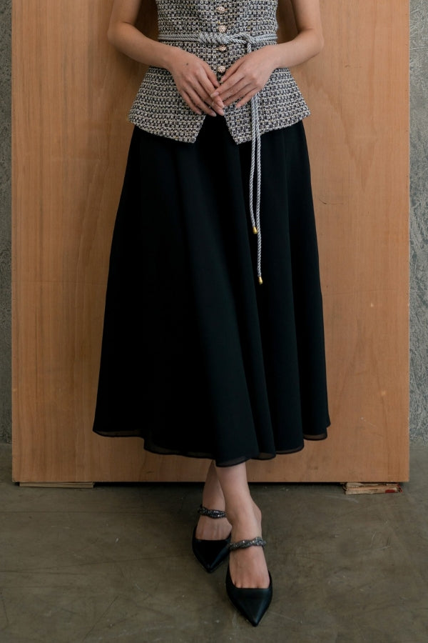 LILY midi skirt black (ready stock!)