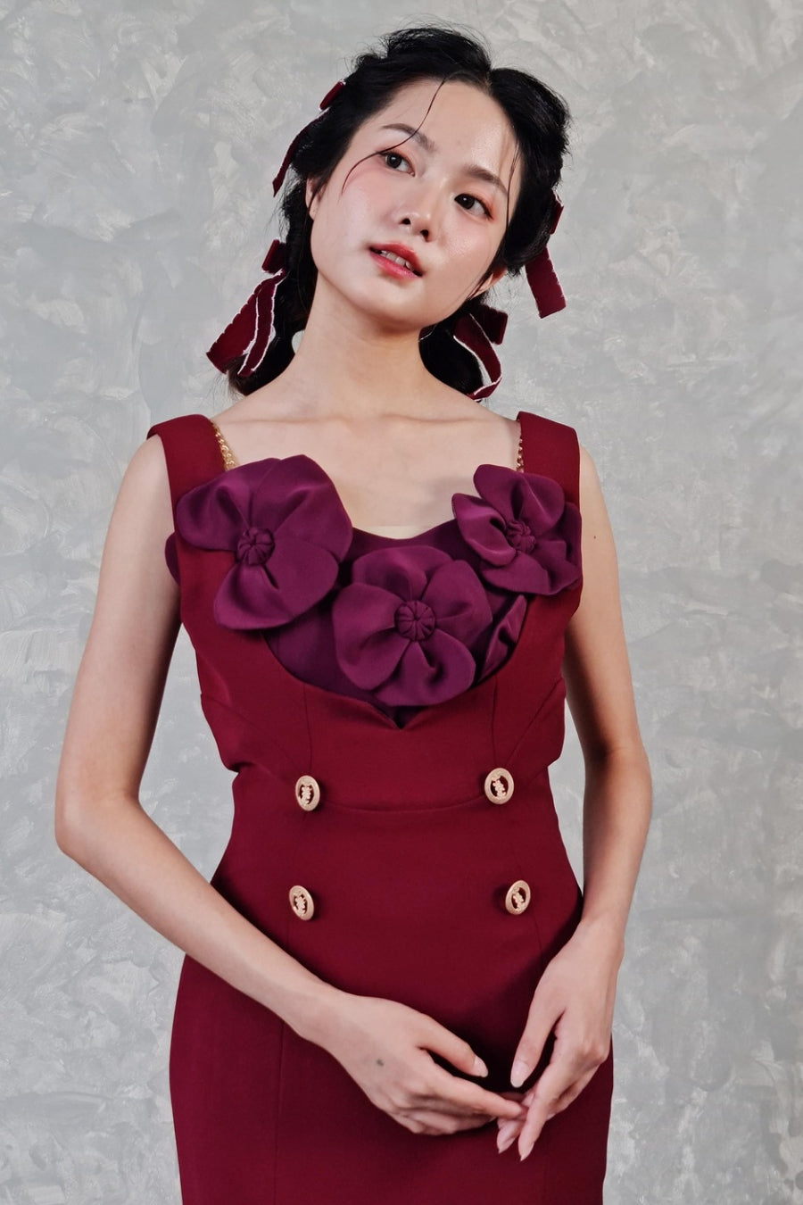 BLOOM bralet maroon (last piece!)