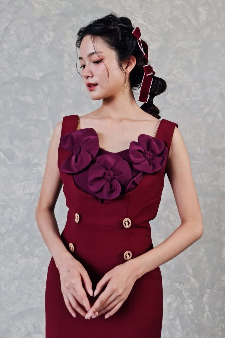 BLOOM bralet maroon (last piece!)