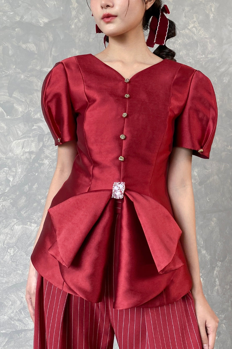 CAMELLIA maroon