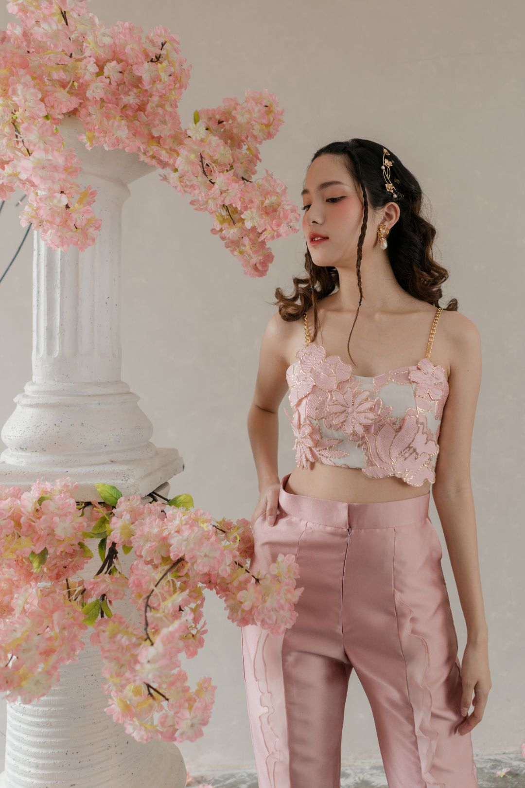 BLOOM bralet pink